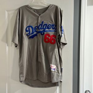 Majestic Small Dodgers Puig Jersey